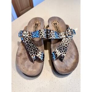 Mephisto Women's 36/US 6 Helen Panther Print Pattern Sandal